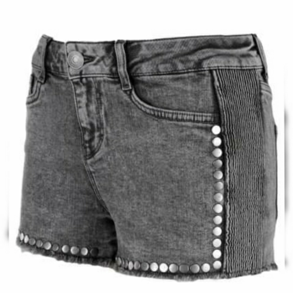 NEW GUESS Gray Biker Shorts SZ 27